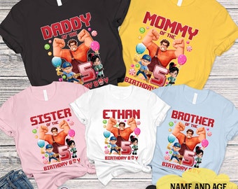 Wreck it Ralph Birthday Shirt | Wreck it Ralph Family Shirt | Vanellope Shirt | Vanellope Birthday Shirt