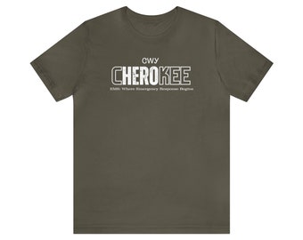 Cherokee Hero EMS Emergency Response Begins | EMT AEMT Paramedic | Unisex Men's & Women's Tee | Native American Indian | Indigenous | Medic