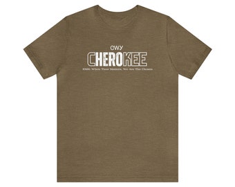 Cherokee Hero EMS We Are The Chosen | EMT AEMT Paramedic | Unisex Men's & Women's Tee | Native American Indian | Indigenous | Medic