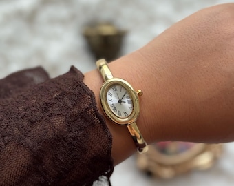 Orologio da donna vintage di metà secolo – Stile classico e minimalista