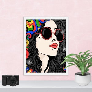 Mujeres fenomenales imprimen mujer arte digital impresión mujeres de color pared arte diversidad arte imprimible empoderamiento femenino regalo arte digital colorido