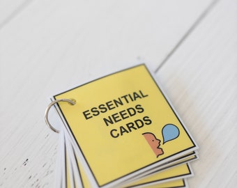 Porte-clés Flash Cards Essential Needs