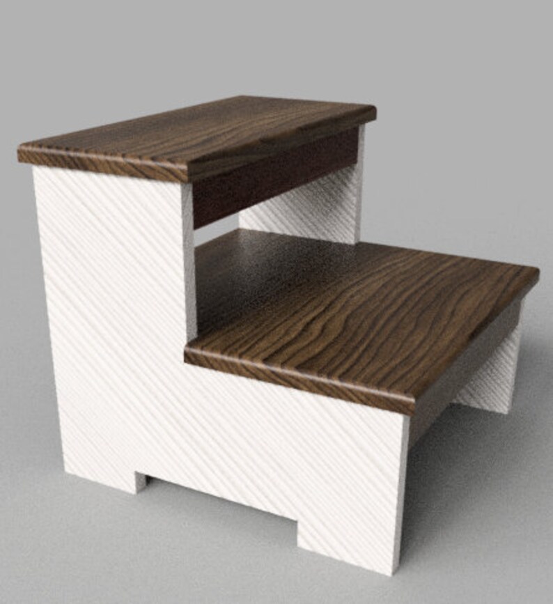 DIY Wooden Step Stool Plan, Child Step Stool, Kitchen Step Stool