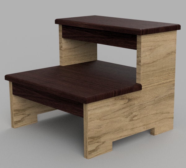 DIY Wooden Step Stool Plan, Child Step Stool, Kitchen Step Stool