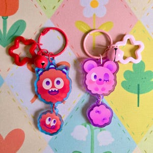Idolish7 Mon Riku + Mon Tenn Keyrings