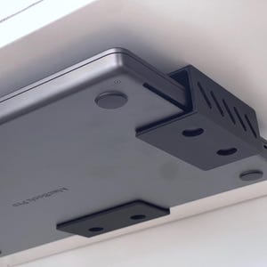 Under Desk Laptop Mount Bracket: Space Saving Laptop Holder