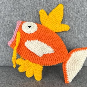 Pokemon-inspiried Magikarp Bag Crochet Pattern