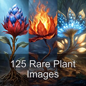 125 images de plantes rares - Collection de portraits JCC, D&D et RPG pour Dungeon Master, Game Master et Storyteller