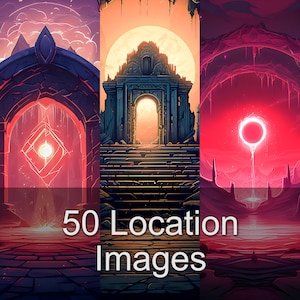 50 Position Bilder Set 3 - Tcg, DnD, RPG Bilder Porträt Sammlung für Dungeon Master, Game Master, und Storyteller