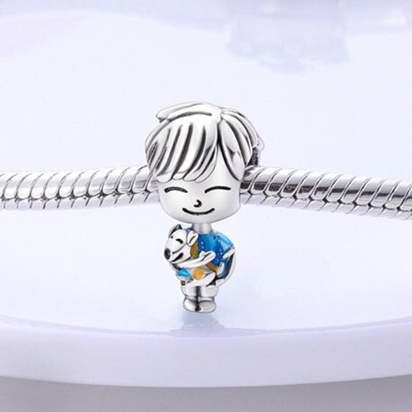 Pandora Boy Charm Etsy