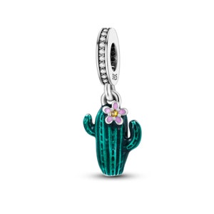 cactus charm 925 sterling silver for Pandora bracelet