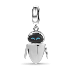 Eva robot charm 925 sterling silver fit for pandora,