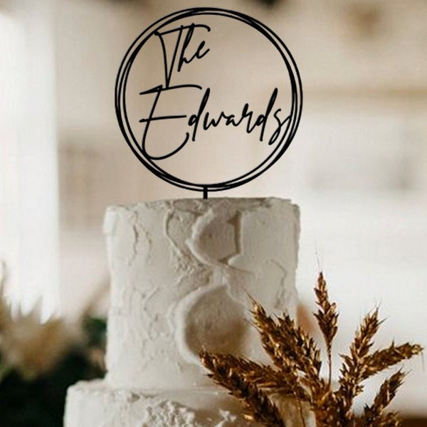 Initiales monogramme de gâteau/gâteau de mariage rustique/boho fiançailles personnalisées pour gâteau/M. et Mme de gâteau/script pour gâteau/-UM