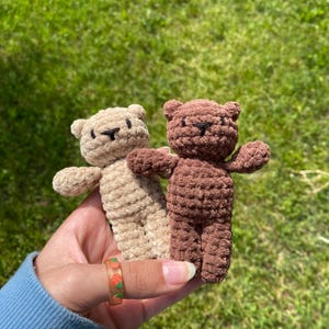 Teddy Bear Crochet Pattern | Amigurumi Bear PDF | DIY Plush Toy or Keychain | Confident Beginner Friendly | Instant Download