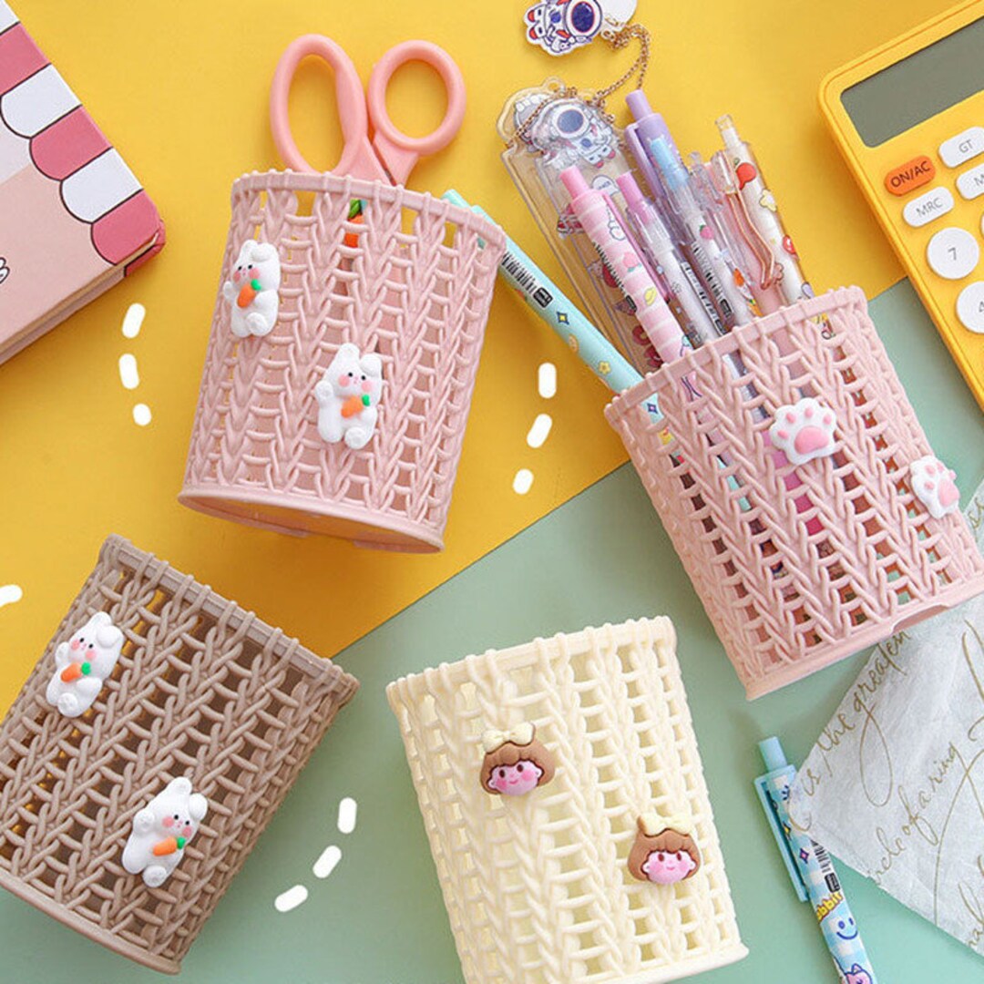 Charming Cartoon Student Desk Organizer Creative Etsy