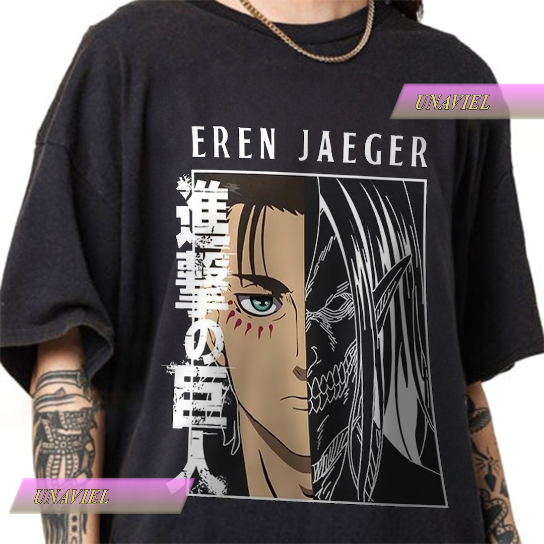 T-shirt Donna CottoCloud Jaeger Flying - Maglietta Originale Attack On Titan (AOT) In Puro Cotone, Vestibilità Aderente - copertina