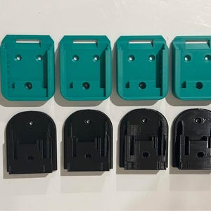8x Mount Holder Organizers for Makita 18v Batteries and Tools