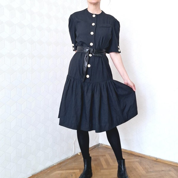 Vintage kleid schwarz Fink Modell 38 40