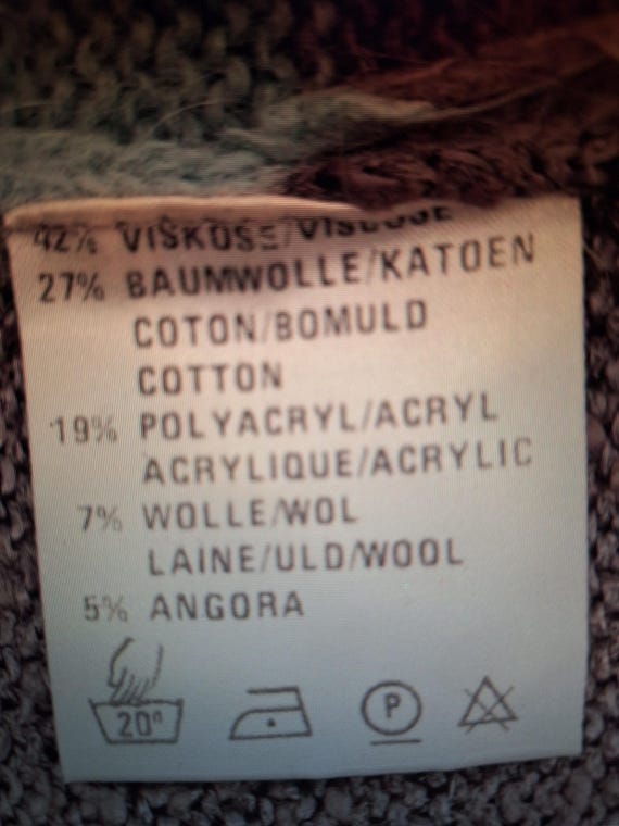 weicher Vintage Pullover hellbraun hellblau 40 42 - image 8