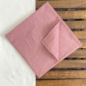 Tovaglioli di stoffa Dusty Rose 100% cotone, set di tovaglioli da tavola riutilizzabili, ecologici, lavabili, per matrimoni, decorazioni da tavola, tovaglioli per feste