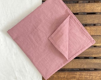 Dusty Rose Cloth Napkins 100% Cotton Table Dinning Napkins Set Reusable Eco Wedding Washable Table Décor Friendly Party Napkins