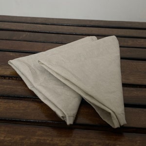 Lot de 100 serviettes de table en coton naturel pour salle à manger ou pour les repas de tous les jours à la maison/un mariage/une décoration de table de fête image 4