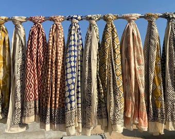 Indian Hand Block Print Sarong, Cotton Beach Wrap, Boho Pareo, Lightweight Cover Up, Resort Wear Indian Boho Beach Sarong,