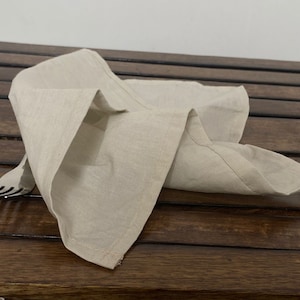 Lot de 100 serviettes de table en coton naturel pour salle à manger ou pour les repas de tous les jours à la maison/un mariage/une décoration de table de fête image 2