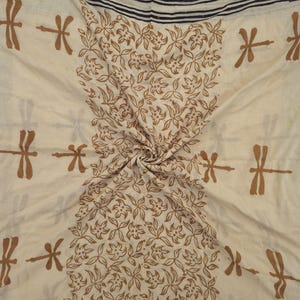Pareo de algodón estampado a mano: pareo playero Jaipur