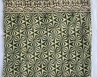 Asotede 20 Dizain Cotton Sarong Wrap | Hand Block Printed Pareo | Summer Beachwear Artisan Beach Scarf Boho Pareo