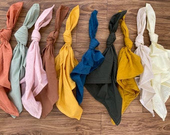 Lot de 50 serviettes en coton, couleurs mélangées, serviettes de table pour mariage, serviettes de table en coton naturel pour les repas de tous les jours, mariage, fait main en Inde