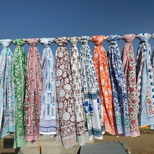 50 stuks veel Indiase mooie Indiase hand blokprint strand sarongs zachte katoenen stof zomer pareo geassorteerde groothandel veel bikini cover-up