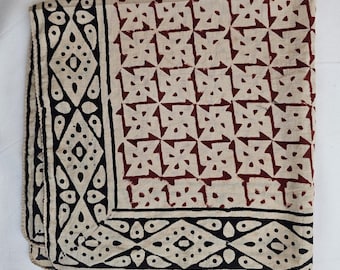 Szalik typu bandana, chusta z bawełny organicznej, szalik z wzorem paisley, żywy kolor, wysokiej jakości szalik zimowy, unikatowy wzór
