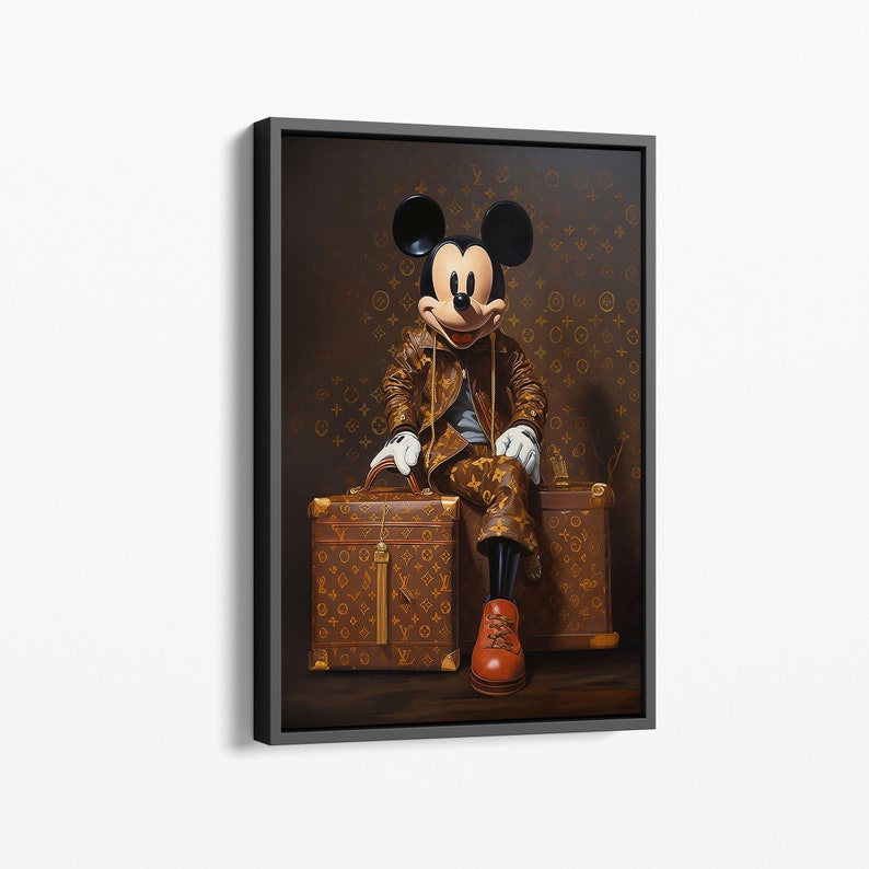 MICKEY MOUSE LEINWAND BILD | Pop Art Street | Poster