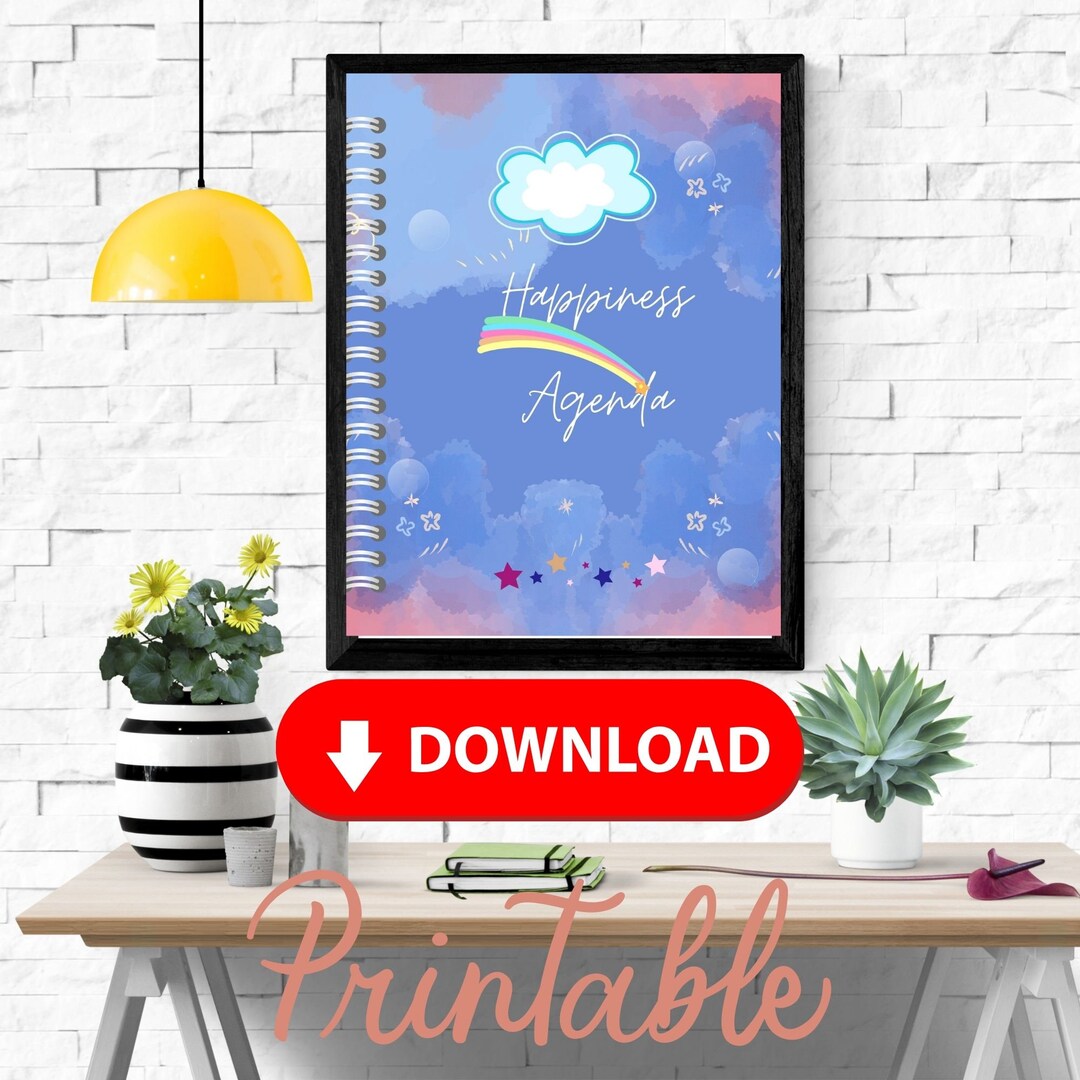 Happiness Agenda Happy to Do List Bundle Printable Big Happy Etsy