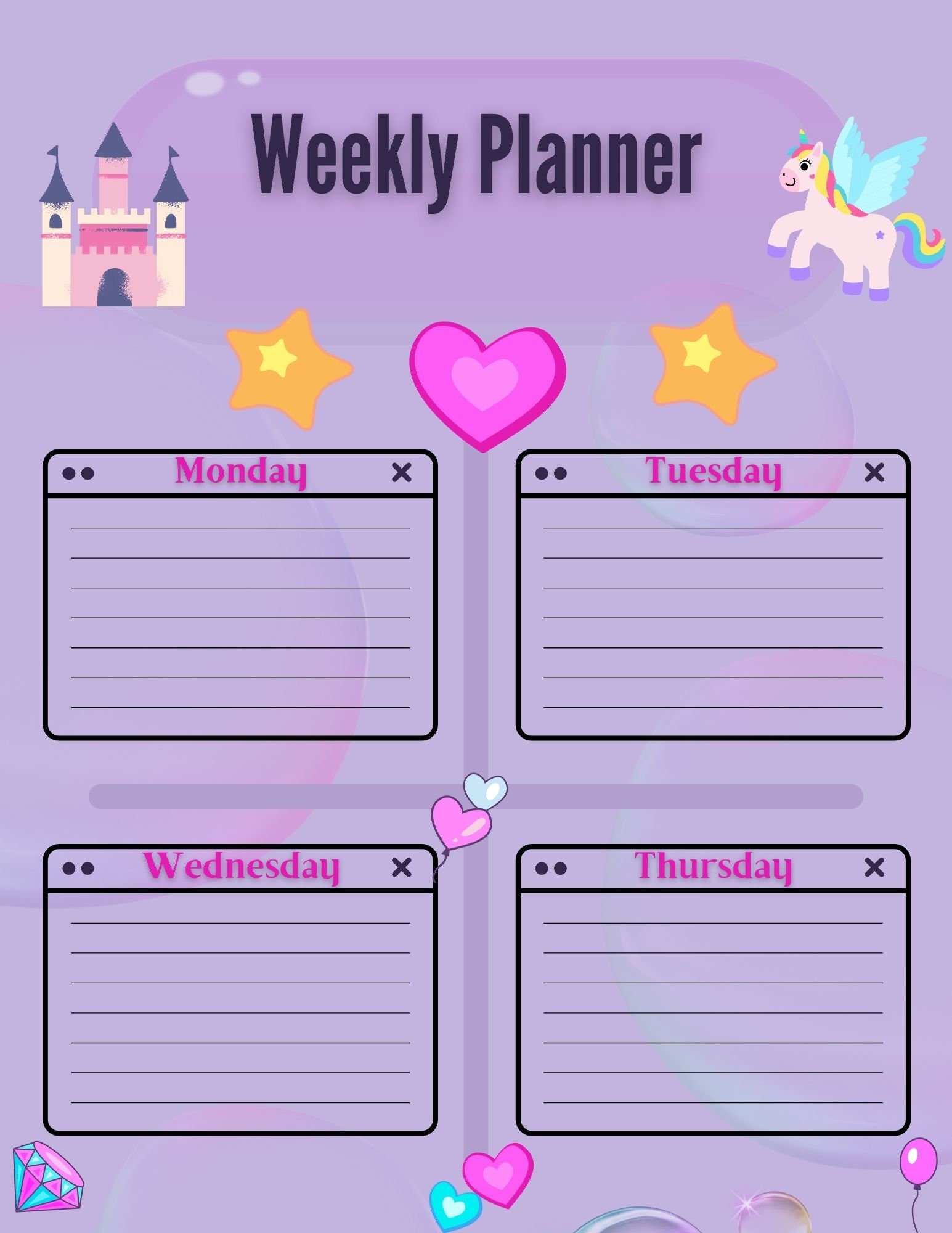 Happiness Agenda Happy to Do List Bundle Printable Big Happy Etsy