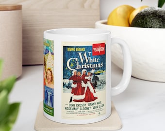 White Christmas - Bing Crosby, Danny Kaye, Rosemary Clooney, Vera-Ellen 11oz Ceramic Mug