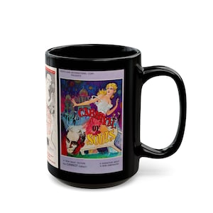 Carnival of Souls (1962) Horror Movie Poster Mug | Cult Classic Film Gift | 15oz Black Ceramic Mug | Vintage Horror Coffee Cup