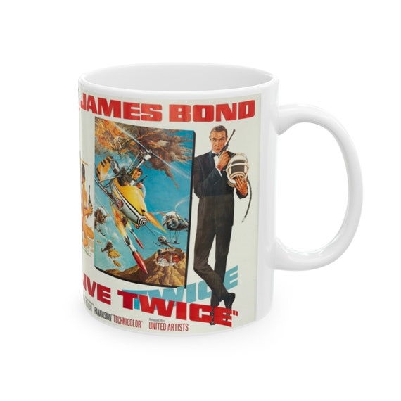 You Only Live Twice (1967) James Bond / Sean Connery 007 Billboard Style  Movie Poster Ceramic Mug, 11oz - Etsy