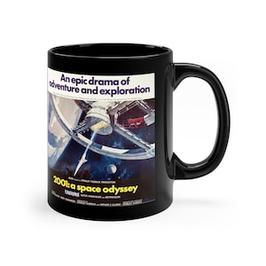 2001:  A Space Odyssey Stanley Kubrick Classic Sci-Fi 11oz Black Mug