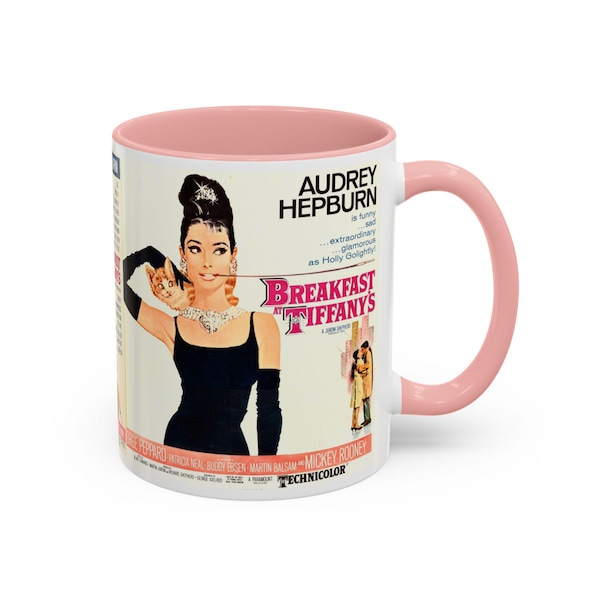 Breakfast at Tiffany's Movie Poster Coffee Mug - Audrey Hepburn (11oz)