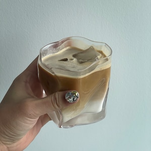 Nordic-style whiskey glasses set with a 10oz capacity, ideal for bourbon, cocktails, iced coffee, and more.