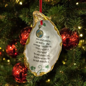 Irish Blessing - Bless you and yours- Gilded Oyster