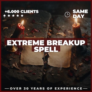 Breakup Spell | Split Them Up Fast Hex, Third Party Removal, Cord Cutting & Estrangement Ritual by Lilith