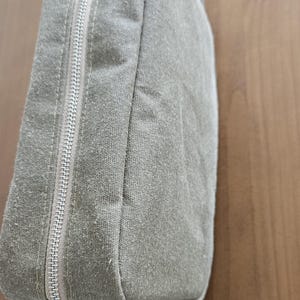 Waxed Canvas Crossbody Bag,Waterproof Messenger Bag image 6