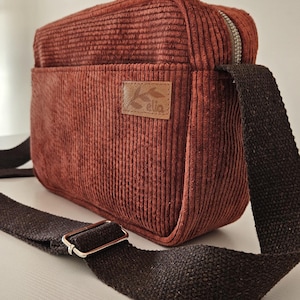 Brown,green,orange,cream Corduroy Crossbody Bag,corduroy Bag