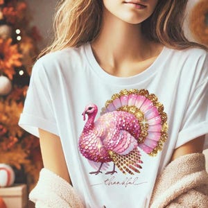 Thanksgiving Turkey png Disco Ball thanksgiving png Thankful Coquette png Turkey Day Thankful png Thanksgiving clipart sublimate design Pink