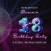 Disco Ball Alphabet PNG: Blue Glitter Letters & Numbers (digital ...