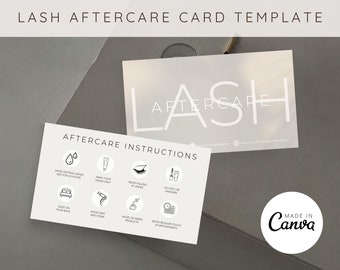 Cartes de suivi des cils | Extension de cils | La technologie des cils | Modèle d'esthéticienne | Trousse de marque | Faux cils | Instructions d'entretien | Cils