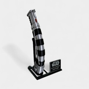 Asajj Ventress Lightsaber (Clone Wars) With Optional Vertical/Horizontal/Wall Stand image 4